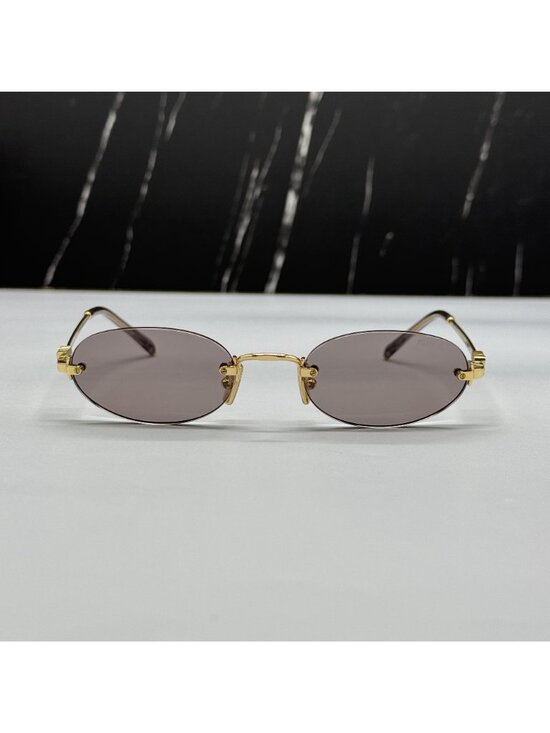 NWT Miu Miu MUA54S 5AK20I Round Sunglasses Miu Miu MU A54S main image 10